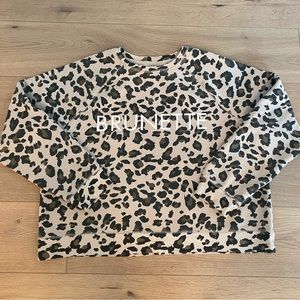 Brunette the Label crewneck XL